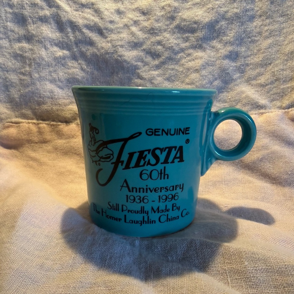 Fiesta Genuine 60th Anniversary Blue Mug